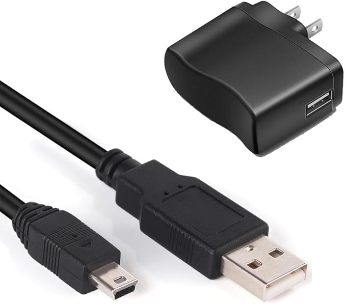 TI-84 Plus CE Charger Cable Kit - Wall AC Power Adapter for Texas Instruments Calculators - for TI-84 Plus C Silver Edition, TI 89 Titanium, TI Nspire CX/CX CAS - USB Power Graphing Calculator Charger