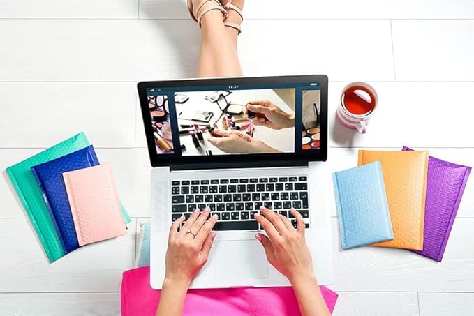 Metronic Bubble Mailers 6x10 Inch 600 Pack Black Waterproof Bubble Mailer Usable Size 6x9'' Padded Envelopes Self Seal, Cushioning Mailer for Packaging, Shipping, Mailing, Small Business Supplies