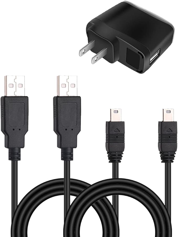 3Ft USB Power Charger Cable Wall Ac Adapter for Texas Instruments Calculators TI-84 Plus CE Graphing Calculator TI-84 Plus C Silver Edition TI 89 Titanium TI Nspire CX CAS Calculator Charging Cord