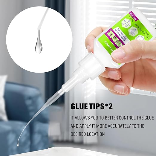 Super Glue for Plastic Repair, Multi-Purpose Fast-Setting Adhesive Lego Gel for ABS, PVC, PLA 3D Prints, Acrylic Models, Toys, Car Parts & DIY Crafts