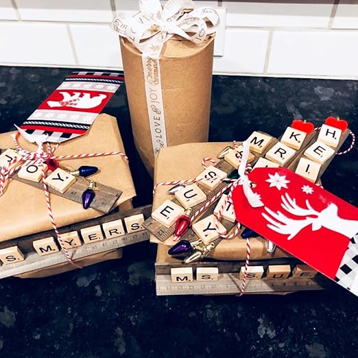 GNIEMCKIN 288 Packs Wooden Rulers, 12 Inch Double Sided Wood School Ruler for Home, Student, Office Use, 2 Scale