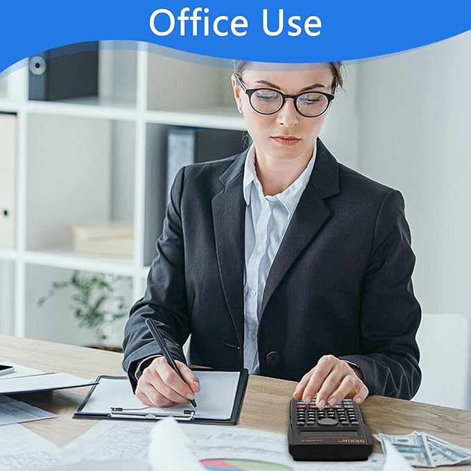 10 Pack Engineering Scientific Calculators, 2-Line Display Function Calculator, Math Calculator Ideal for Student Teacher Middle School, College and Offices