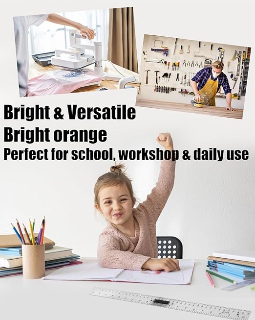 Folded Ruler - 100 cm - Transparent Magnetic Combination Teaching Ruler Plastic Rulers Math Teaching Tool Sectional Measurement Stick Transparent Office Product