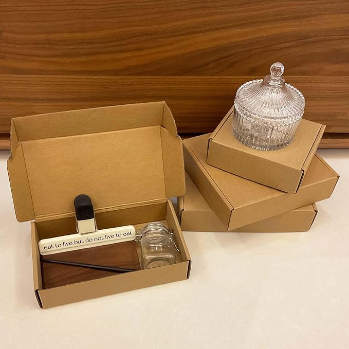 Shipping Boxes 9x5x2 inch 50 Pack,Brown Corrugated Boxes Mailer Packaging for Mailing Small Business,E-Commerce Gift Boxes for Wrapping Present Moving Storage Heavy Duty Recycled Cardboard Boxes