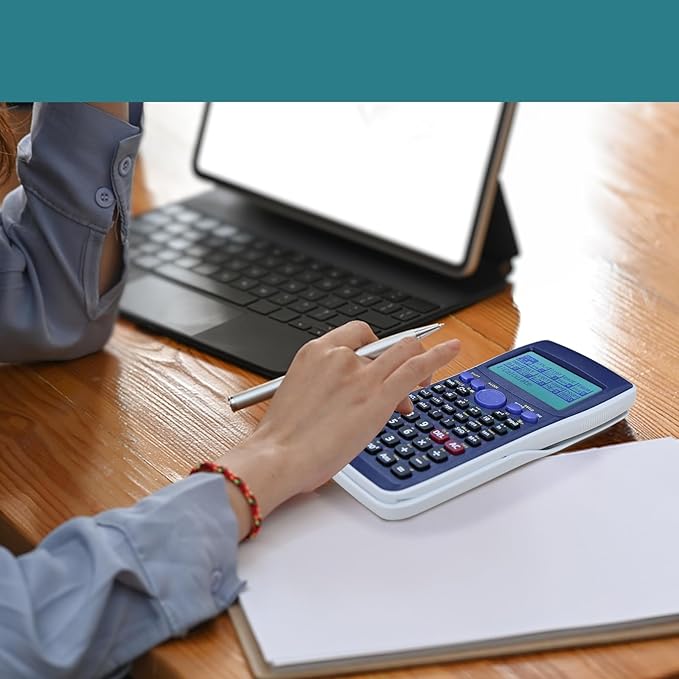 Graphing Calculator,IPepul Scientific Calculators 10 Modes /4 Graphing Functions,Desktop Math Calculator for College Students,School Supplies for Middle High School Teachers Office