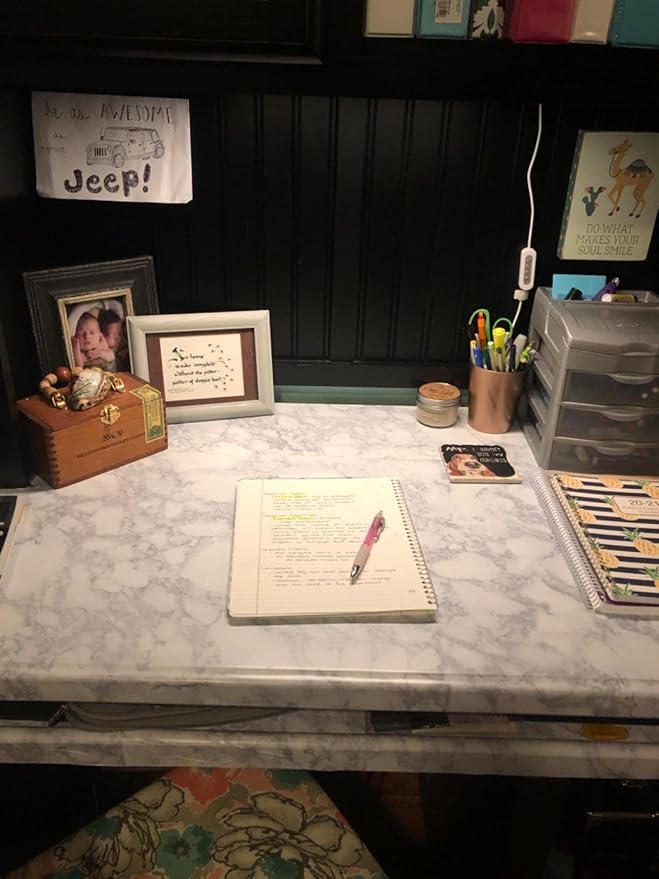 ASOKO Dimmable Desk Light Strip Bar, 3 Temps Under Cabinet Lighting with Memory Function, 24inch Plug in USB Led Undercounter Light for Kitchen/Shelf/Workbench/Desk (3000K/4000K/6000K)