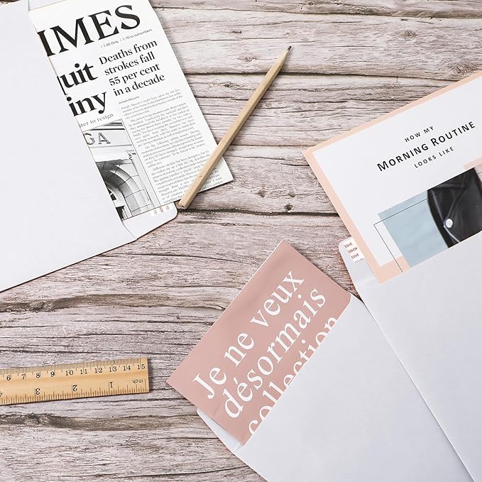 100 Pcs 3 Sizes Catalog Mailing Envelopes, Peel and Seal, Anti Tear Kraft Paper Printable Catalog Envelope for Filing, Storing or Mailing Documents, 6 x 9 In, 9 x 12 In, 10 x 13 In (White)