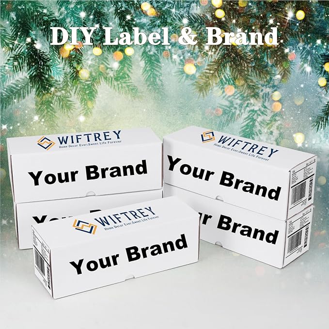 WIFTREY 12x4x4 inches Shipping Boxes Pack of 20, White Corrugated Cardboard Box 12"L x 4"W x 4"H for Shipping, Packaging, Moving, Mailing