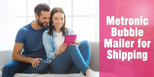 Metronic Pink Bubble Mailers 6x10 Inch 100 Pack Opaque Padded Envelopes Self-Seal Small Bubble Mailer for Shipping, Packaging, Mailing Jewelry Makeup Gifts Mailer