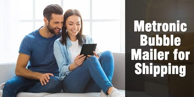 Metronic Bubble Mailers 6x10 Inch 600 Pack Black Waterproof Bubble Mailer Usable Size 6x9'' Padded Envelopes Self Seal, Cushioning Mailer for Packaging, Shipping, Mailing, Small Business Supplies