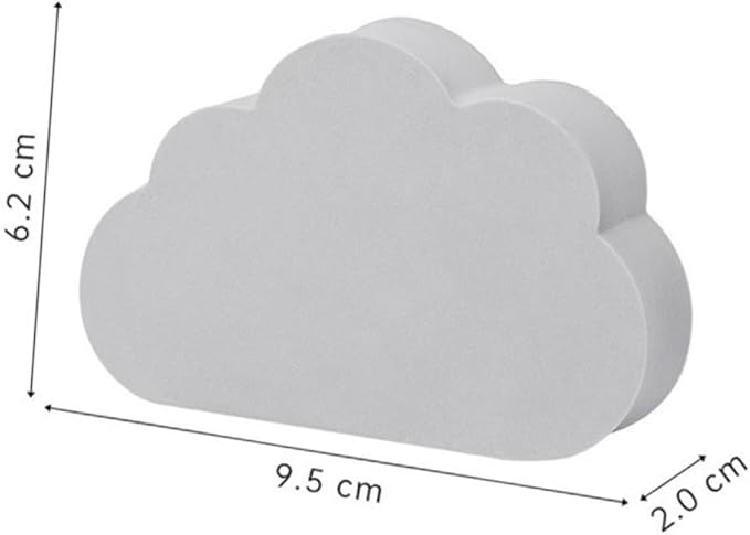 TOYANDONA Water Absorbent Cloud Shape PVA Sponge for Countertop and Washbasin Cleaning Strong Water Absorption Kitchen Bathroom Scrubber Decorative Cleaning Eraser for Stubborn Dirt