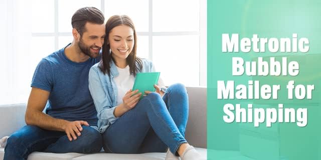 Metronic Bubble Mailers 6x10" 100 Pack Usable Size 6x9" Teal Padded Envelopes Self-Seal Small Bubble Mailers Cushioning Bubble Envelopes for Shipping Small Items Jewelry Makeup Gifts