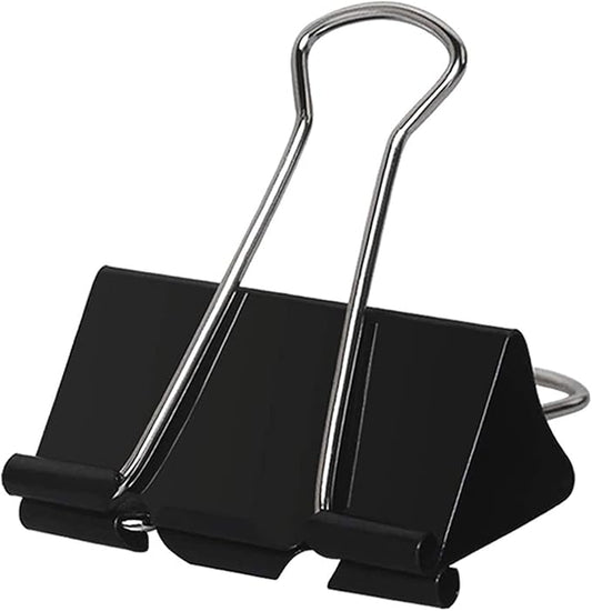 Large Binder Clips 2 Inch (60 Pack), Extra Large Binder Clips Big Paper Clamps for Office and Home Supplies, Black
