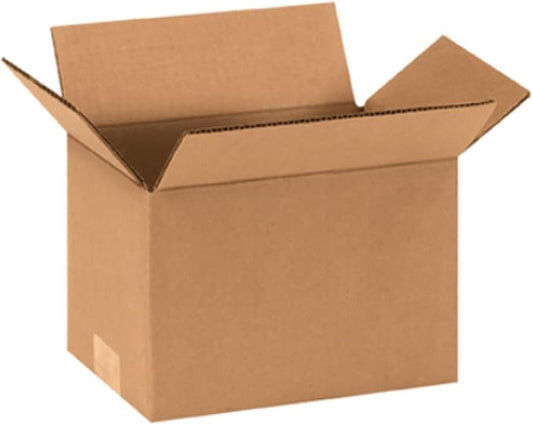 Secure Seal - 8x6x6 Pack of 25 Corrugated Cardboard Packing Shipping Mailing Moving Carton Boxes