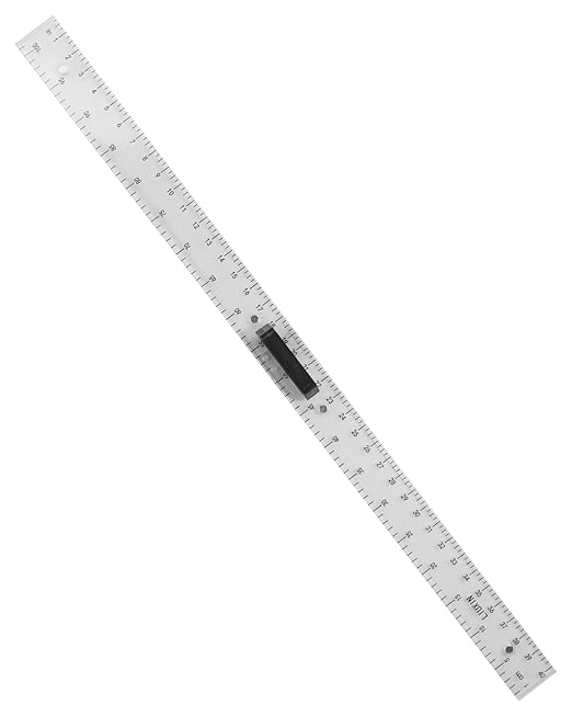 Folded Ruler - 100 cm - Transparent Magnetic Combination Teaching Ruler Plastic Rulers Math Teaching Tool Sectional Measurement Stick Transparent Office Product