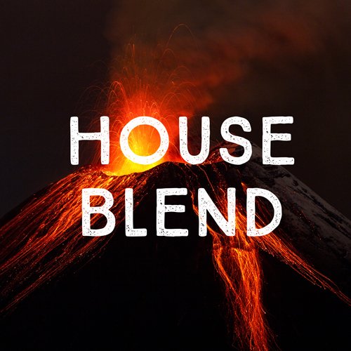 Volcanica House Blend Coffee, Ground, Fresh Roasted, 16-ounce