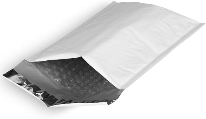 Secure Seal #1 7.25x12 Poly Bubble Mailers | Padded Shipping Envelope Mailers (Pack of 400)