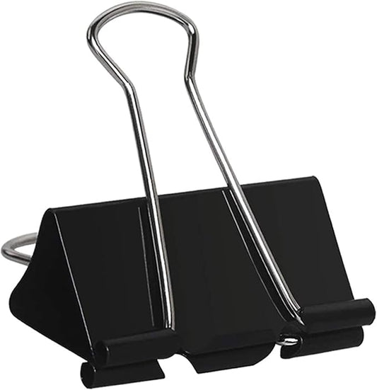 Large Binder Clips 2 Inch (72 Pack), Extra Large Binder Clips Big Paper Clamps Giant Clips for Office and Home Supplies, Black