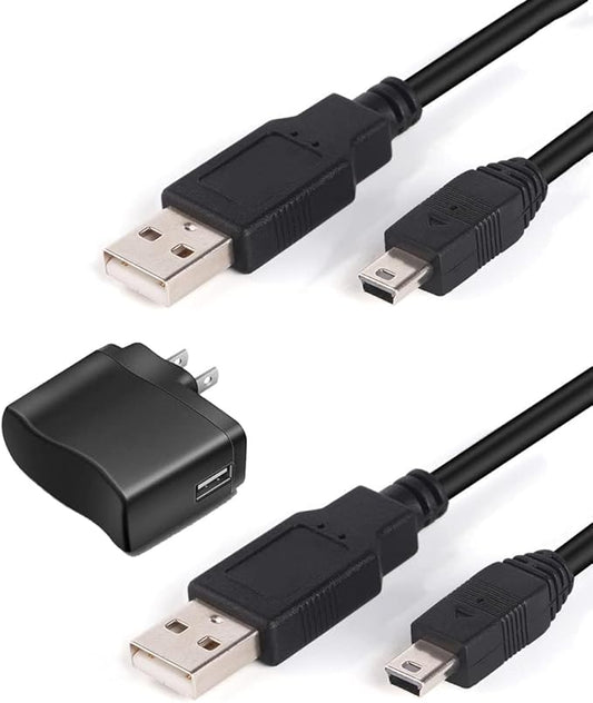 3Ft USB Power Charger Cable Wall Ac Adapter for Texas Instruments Calculators TI-84 Plus CE Graphing Calculator TI-84 Plus C Silver Edition TI 89 Titanium TI Nspire CX CAS Calculator Charging Cord