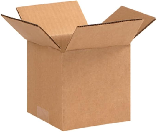 Secure Seal - 5x5x5 Pack of 200 Corrugated Cardboard Packing Shipping Mailing Moving Carton Boxes
