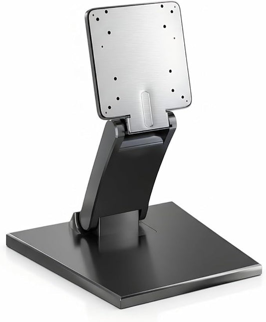 Jakeko Lay Flat Low Profile Monitor Stand - For 14-24" Screens Ergonomic Adjustable Desktop Mount With 100x100mm Compatibility