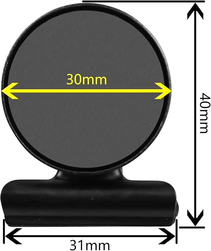 VNDUEEY 20 Pack Black Fridge Magnets Magnetic Clips Refrigerator Magnet, Magnet Clips for Whiteboard Locker, Clip Magnets for Home, School, Office, Magnetic Paper Clip Holder