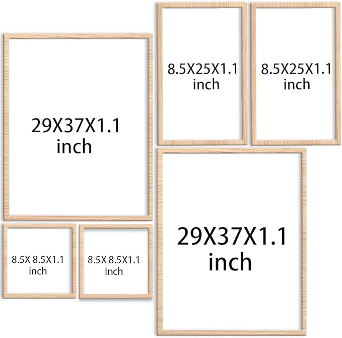 YEOION Inspirational Office Wall Art for Women,Motivational Teamwork Wall Decor for Office,Black and White Postive Quote Workplace Canvas Wall Art for Set of 6