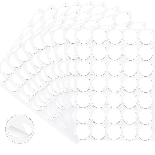 Clear Sticky Tack Adhesive Stick dots- Easy to Peel Clear Double Sided Mounting Putty Stick Tack for Wall Hanging Museum Wax Gel, Balloons, and Festival Decoration