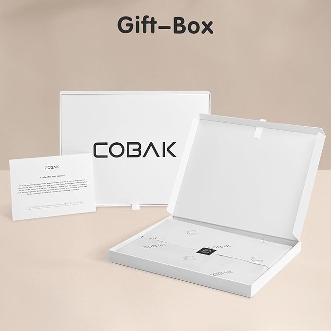 CoBak 6 Sides Portable White Board 12 x 9 inch (A4) - Notebook Design Dry Erase Small Board with Pocket and 3 Markers, Anti-Ghosting & Anti-Smudge Surface for Office, School, Homeschool (Black)