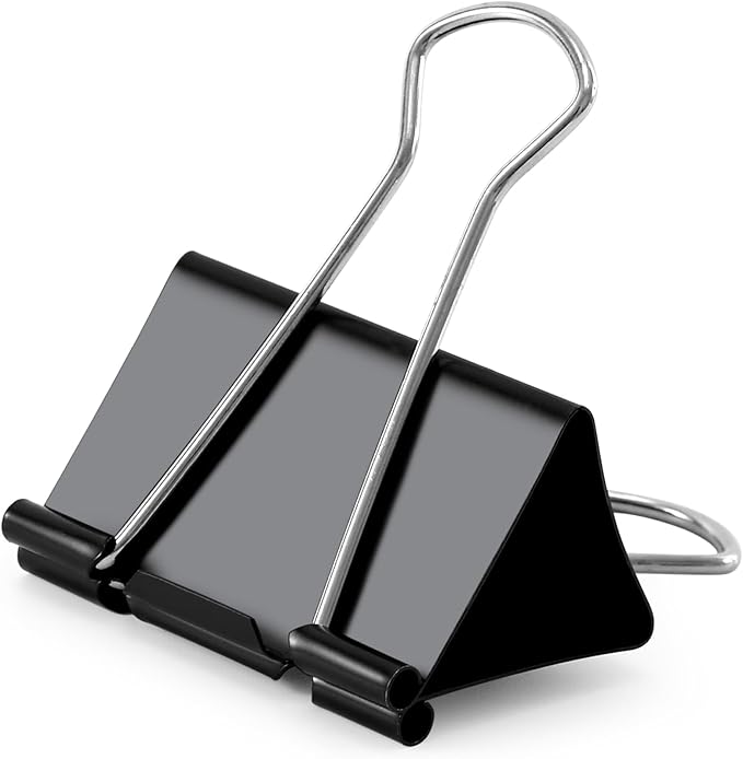 Ufmarine Extra Large Binder Clips 2.4 Inch Length, Jumbo Binder Clips for Office (12 Pcs)