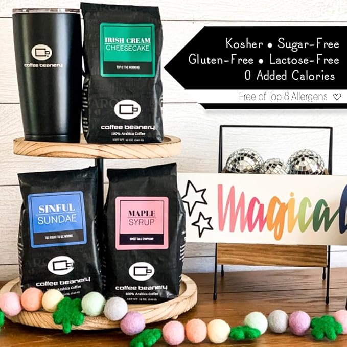 White Chocolate Strawberry Flavored Coffee, Specialty Arabica Coffee, Medium Roast, 12 ounce, Automatic Drip (Ground)