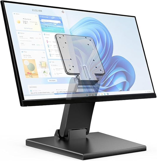 Jakeko Lay Flat Monitor Stand 24 inch - Low Foldable Monitor Stand Universal VESA 100 Adjustable