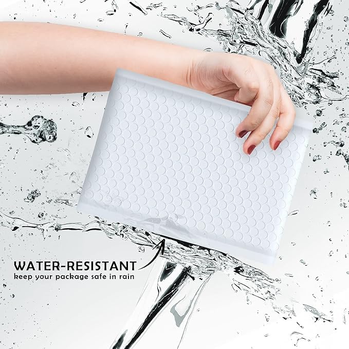 Economic Grade Bubble Mailers 8.5x12 25 Pack Black Waterproof Self Seal Adhesive Shipping Bags, Cushioning Padded Envelopes for Shipping, Mailing, Packaging Usable 8.5x11