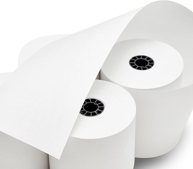 WRB SUPPLY 3" x 165' 1-Ply Bond (Non-Thermal) Paper Roll for Star SP700-50 NEW ROLLS