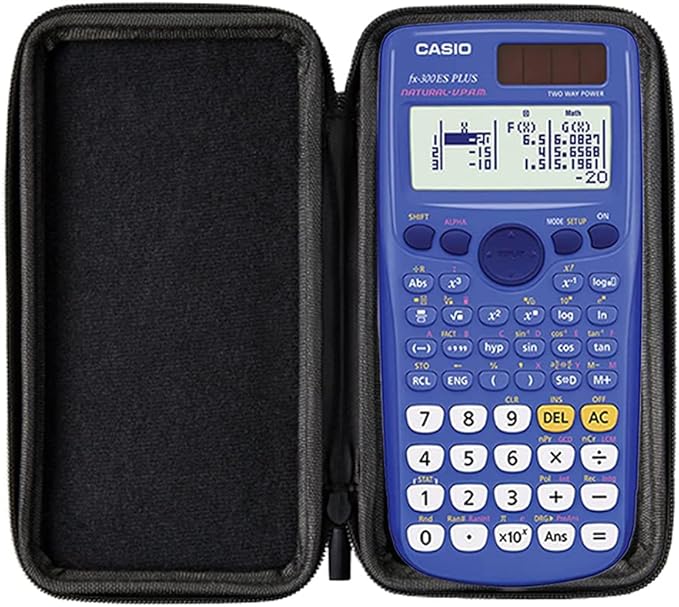 WYNGS Protective Case for Texas Instruments TI-30XIIS / TI-30XA / Case for Scientific Calculators in Light Gray