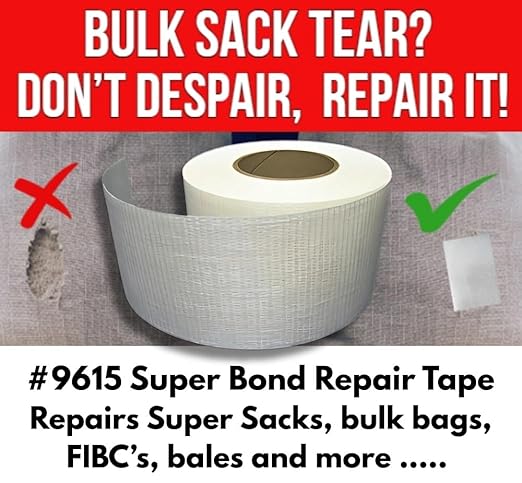 #9615 Super Bond Woven PP Repair Tape - Rolls (4" x 36 YD)