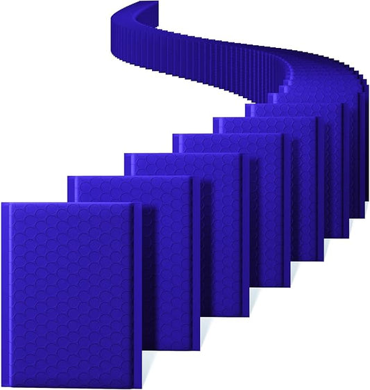 Metronic Bubble Mailers 6x10“ 100 Pack Usable Size 6x9" Self-Seal Bubble Mailer Thick Padded Envelopes Cushioning Shipping Envelopes for Small Business Shipping Blue