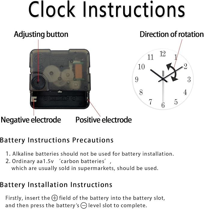 XNM Large Decorative Clocks Battery Operated 20 Inch Dark Grey Wall Clock for Office Round Non Ticking Wall Clock Silent