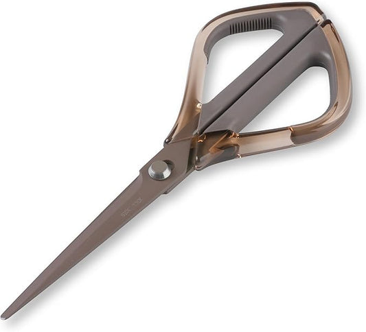 Seki Japan Japanese scissors Stainless Steel Cardboard cutter Letter Opener, Fluorine coating, 7.9" Greige