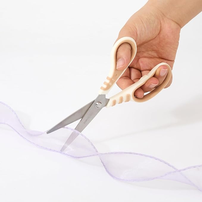 Yellow 7 Inch purpose scissors kit with Box Cutter Retractable Crafts scissors with Ultra Sharp Blades and Comfort Grip Handles, Cute Box Cutters for Office Home,Arts Crafts Cartons Cardboard Paper