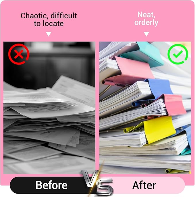 180 Pcs Small Binder Clips Assorted Colored, 0.59 in/15mm Mini Binder Paper Clips, Paper Clamps for Office Supplies, Home, School,Business Document Organizing (Blue, Pink, Yellow, Green)