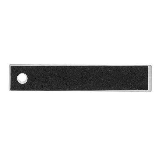 Stainless Steel 6 Inch Metal Ruler Non-Slip Rubber Back, with Inch and Metric Graduations