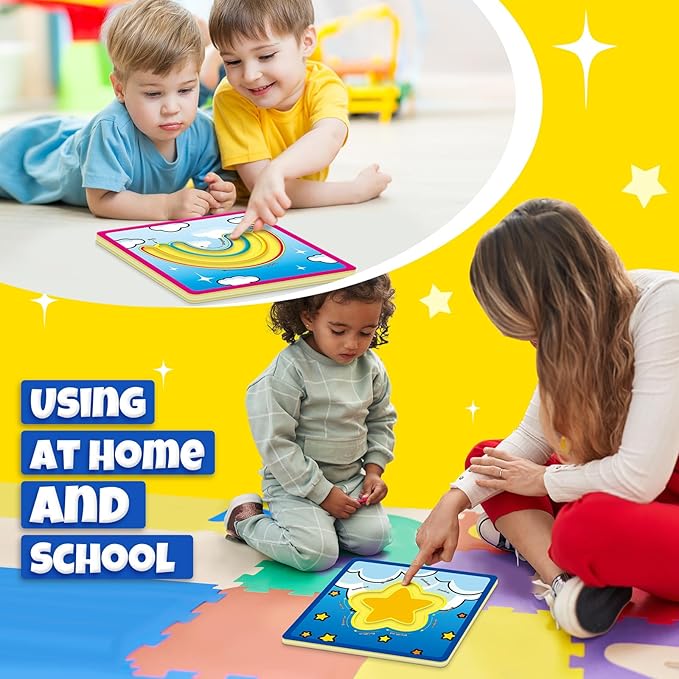 Wooden Mindfulness Maze for Kids Breathing Calm Down Supplies Social Emotional Learning Activities Regulation Tools Occupational Play Therapy Toy Calming Room School Counselor Office Must Have