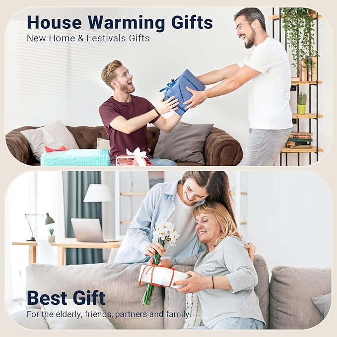 16.5" Large Digital Wall Clock: 11 RGB Colors Wall Mount Decor Clock for Living Room Bedroom Office Classroom, House Warming Gifts New Home Decor, for Men Women Gray