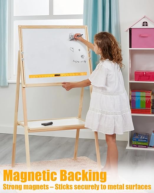 Folded Ruler - 100 cm - Yellow Magnetic Combination Teaching Ruler Plastic Rulers Math Teaching Tool Sectional Measurement Stick Yellow Office Product