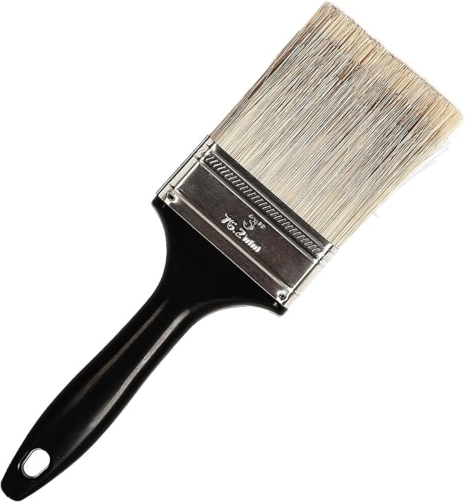 14 Ea 3 Inch Paint Brushes, Home Wall Trim House Paintbrush Bulk with Treated Plastic Handle, Cheap Paint Brushes for Wall Decor