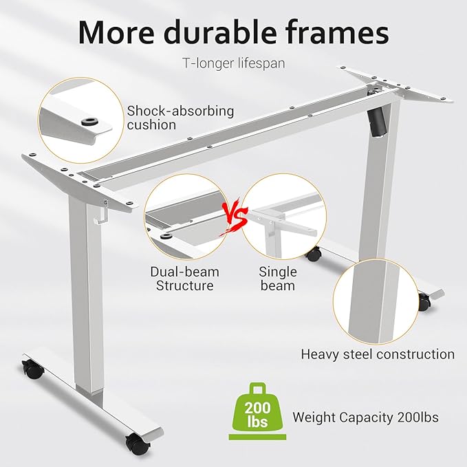 farexon Electric Standing Desk Adjustable Height, 70.8 x 27.5in Sit Stand up Desk with Outlets, Mouse Pad, 3 USB Ports & 3 Power Outlets, Casters, Hooks,4 Memory Preset Heights Home Office, Oak Grey