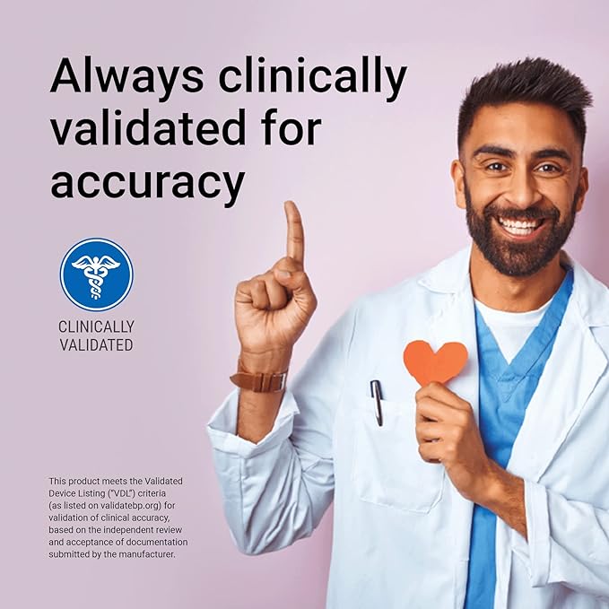 A&D Medical Blood Pressure Monitor for Home Use - UA-705VL, Large Cuff (14.2-17.7"/36cm-45cm), Easy to Use, 30 Reading Memory, Snapshot Averaging, Systolic & Diastolic Reading, Portable, 1 AA Battery