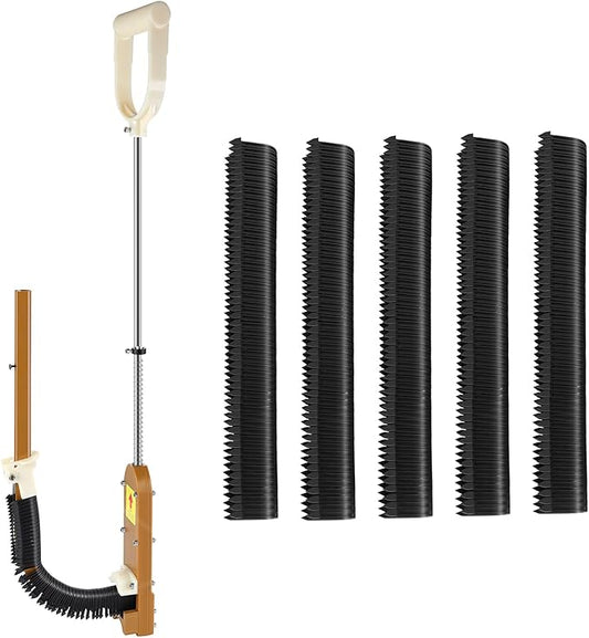 PEX Stapler with 1100 Pcs Foamboard Staples, Stand Up Foamboard Stapler PEX Staple Gun for Wood and Foam Board, 1-1/2″ Staples for 1″ & 2″ Foamboard