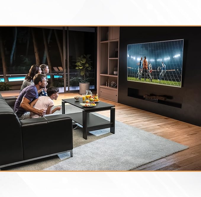 Ultra Slim Tilt TV Wall Mount Bracket for NEC E868 86" UHD 4K HDR Commercial Monitor - E868 - Low Profile 1.7" from Wall, 12° Tilt Angle, Easy Install